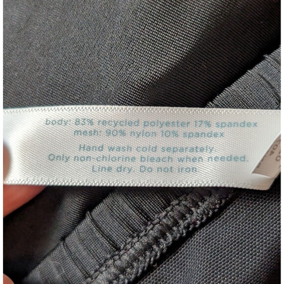 NWT Swim by CACIQUE Size 22 Black Swim Skirt Built In Briefs Stretch - Picture 7 of 9